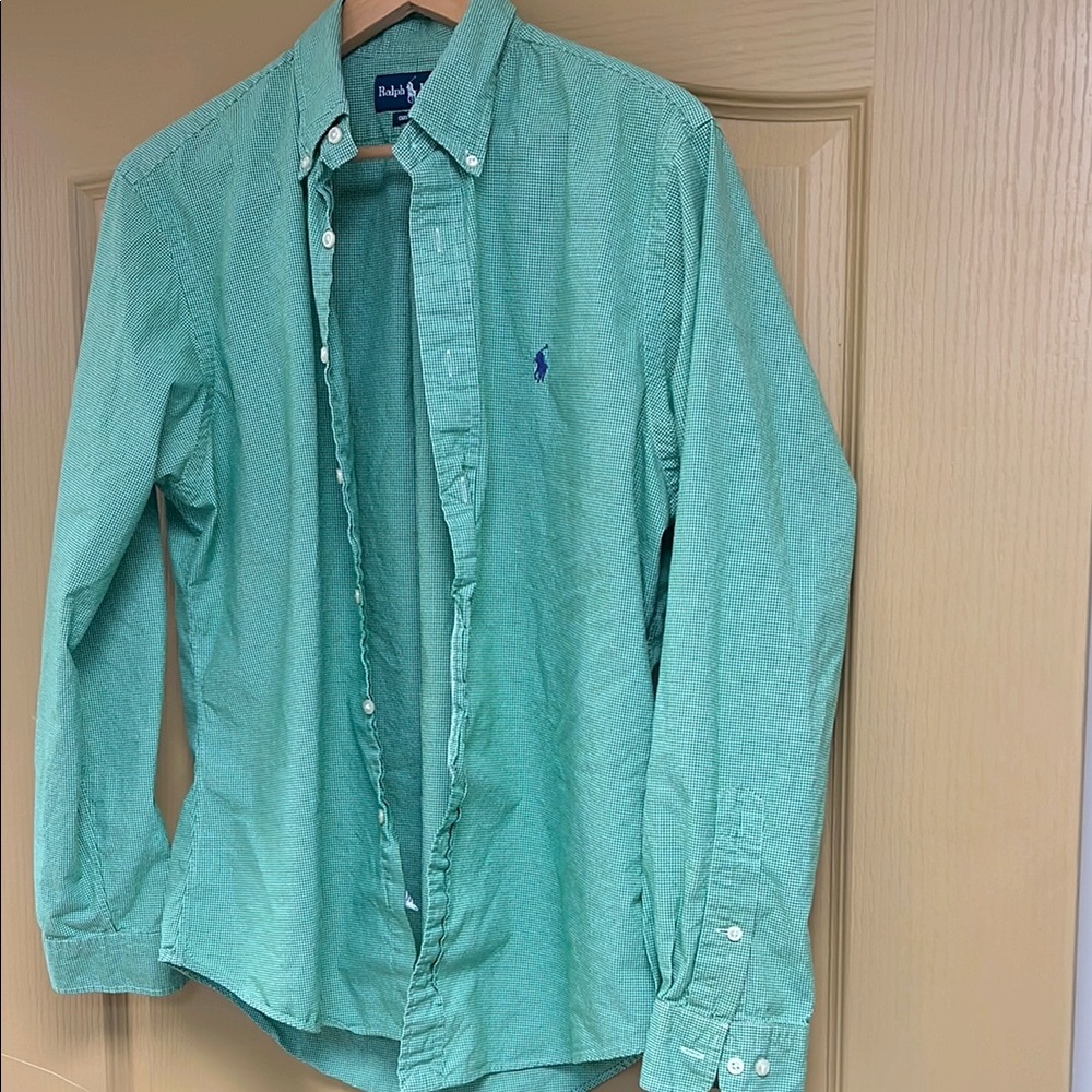 Ralph Lauren Green Casual Button Down Shirt
